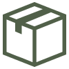Green packaging icon